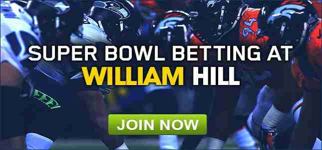 super bowl betting & odds at William Hill